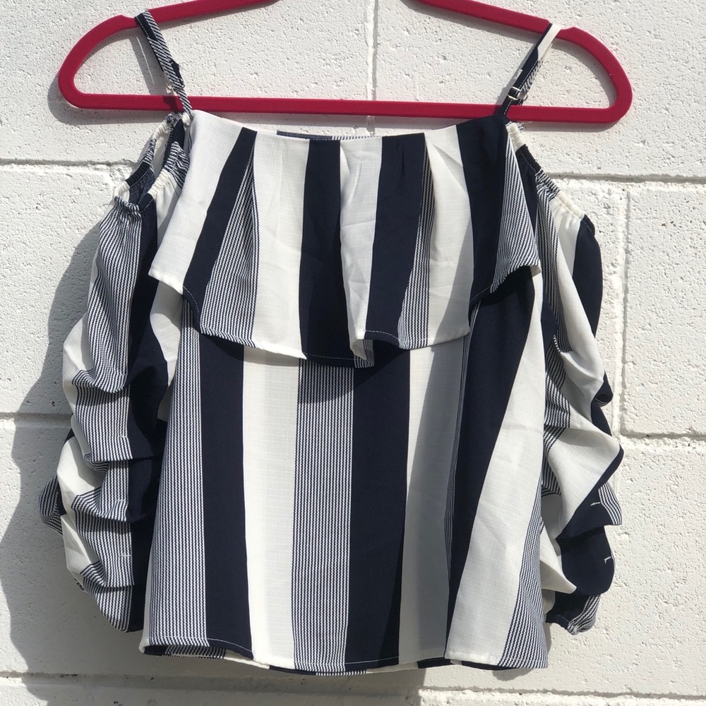Navy Blue Blouse